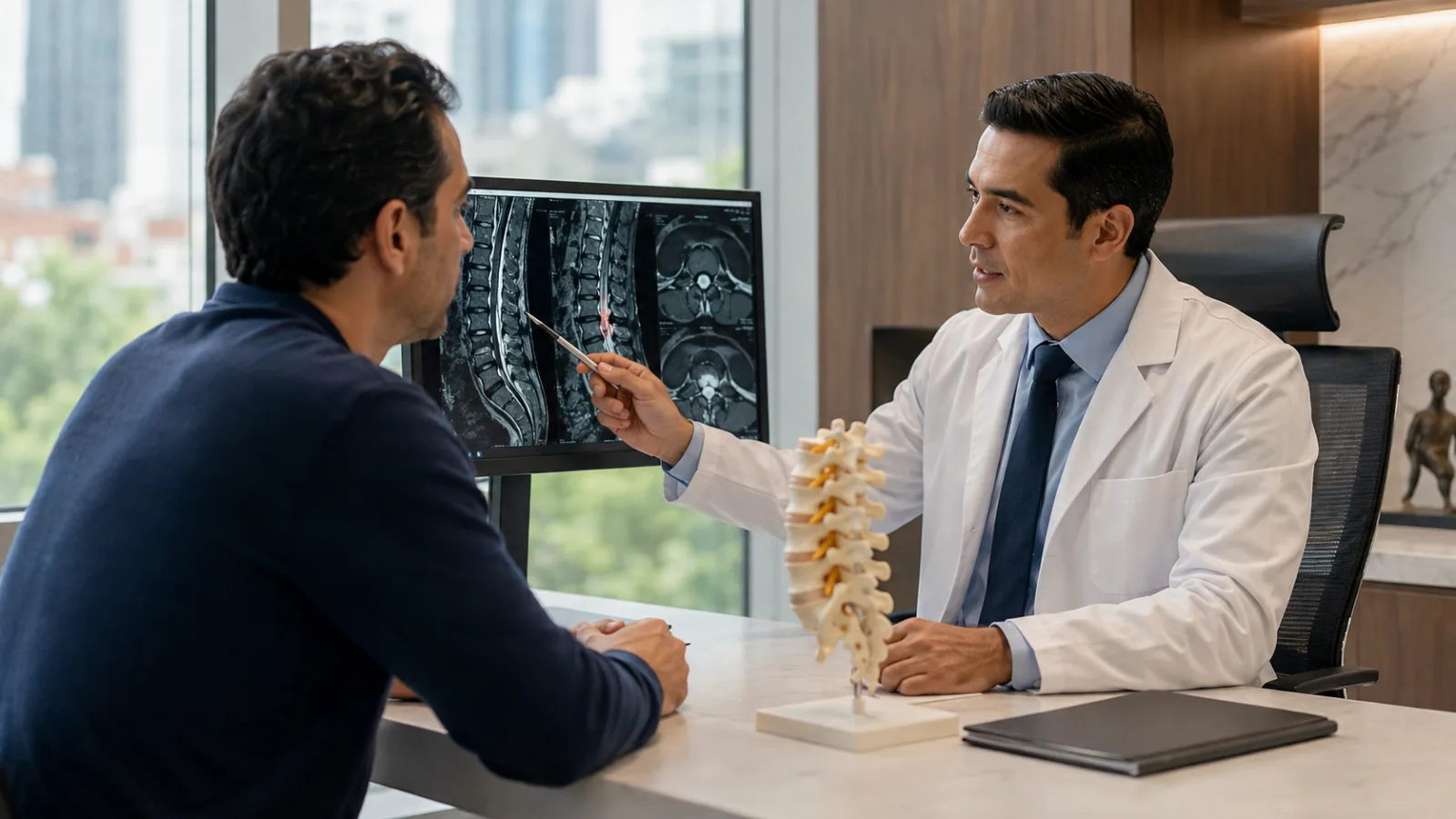 ¿Qué especialista trata el absceso epidural espinal?