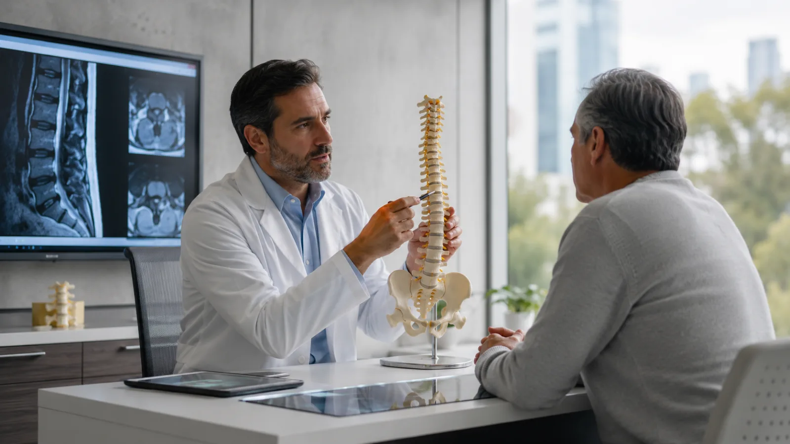 Lordosis en CDMX: valoración de la curvatura de la columna